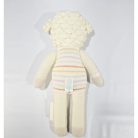 Cuddle and Kind Avery Lamb 13" Knit Plush Doll Stuffed Animal Handmade Knit - Picture 2 of 4